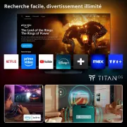 Image : PHILIPS 55PUS9000 - TV 55' THE ONE Ambilight