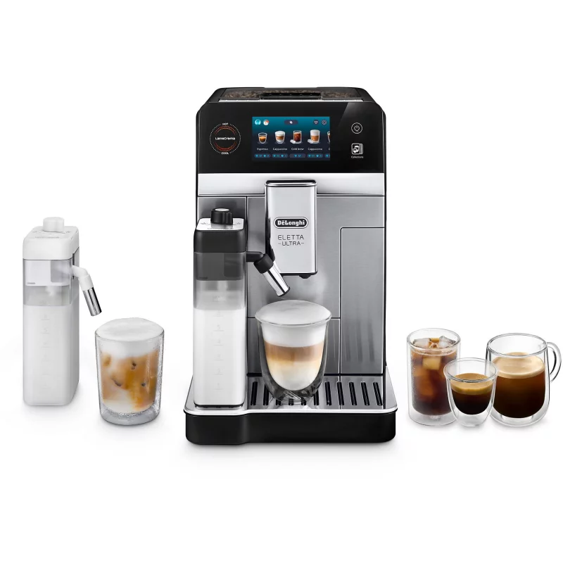 Image : DELONGHI Eletta Ultra ECAM470.85.MB - Expresso Broyeur