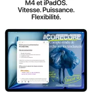 Image : Apple IPAD Air 13 M4 128Go Gris Sidéral 2026 - Tablette