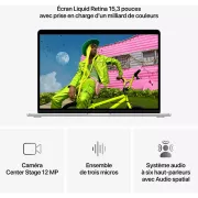 Image : Apple MACBOOK Air 15' M5 CPU10 GPU10 16Go 512Go Argent