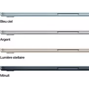 Image : Apple MACBOOK Air 15' M5 CPU10 GPU10 16Go 512Go Bleu