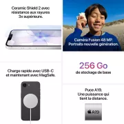 Image : APPLE iPhone 17e Noir 256Go - Smartphone