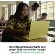 Image : Apple MACBOOK Neo 13' A18 Pro CPU6 GPU5 8Go 256Go Jaune agrume