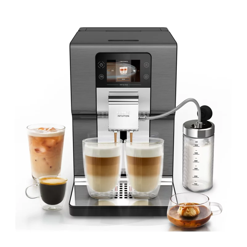 Image : KRUPS EA879NE0 Intuition Experience - Expresso Broyeur