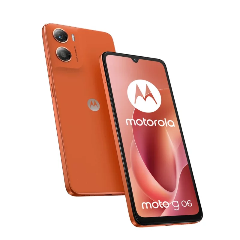 Image : Motorola Moto G06 64 Go Arabesque Orange