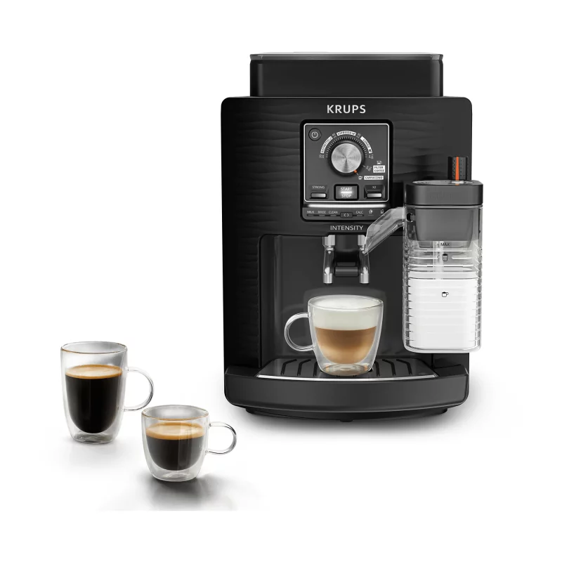 Image : Krups Intensity Lait EA5028 Noir - Expresso broyeur