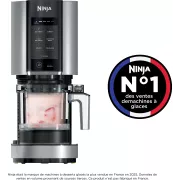 Image : Ninja Creami NC302EU Noir Gris - Sorbetiere