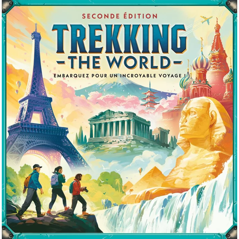 Image : Trekking the World - Jeu de stratégie Asmodee