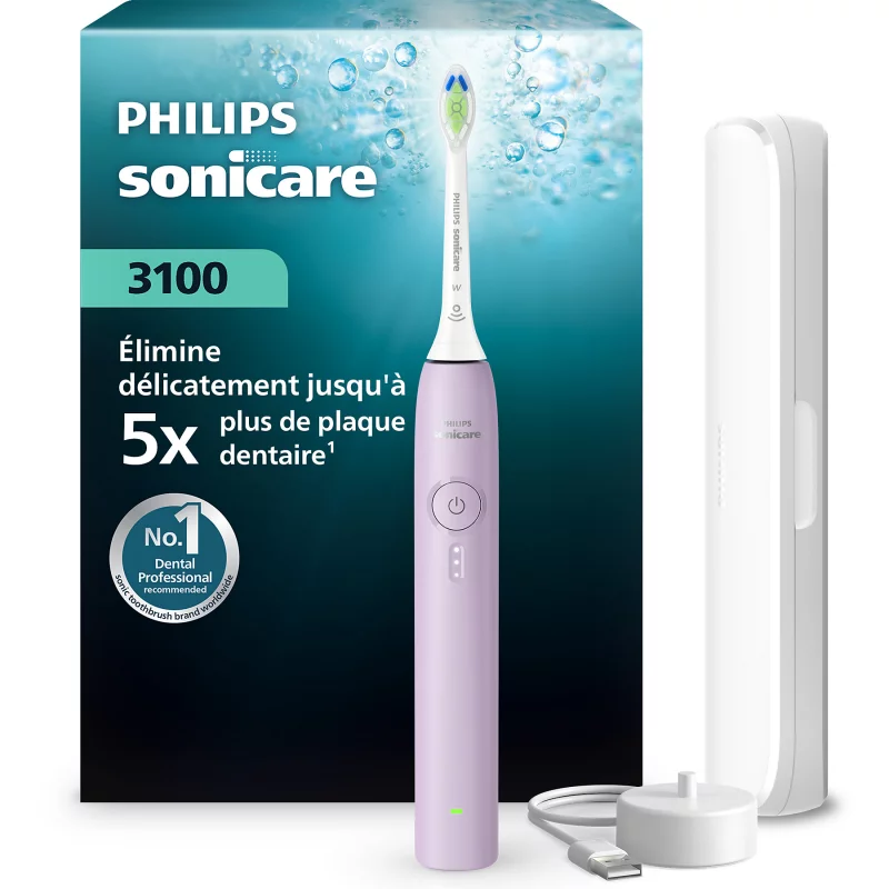 Image : PHILIPS HX4033/27 Serie 3100 Lilas