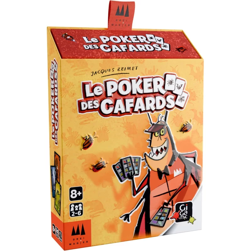 Image : Gigamic Le Poker des Cafards - Jeu d'ambiance