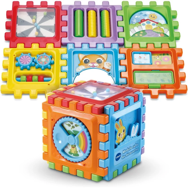 Image : Vtech Baby Modulo cube des découvertes - Jeu éducatif