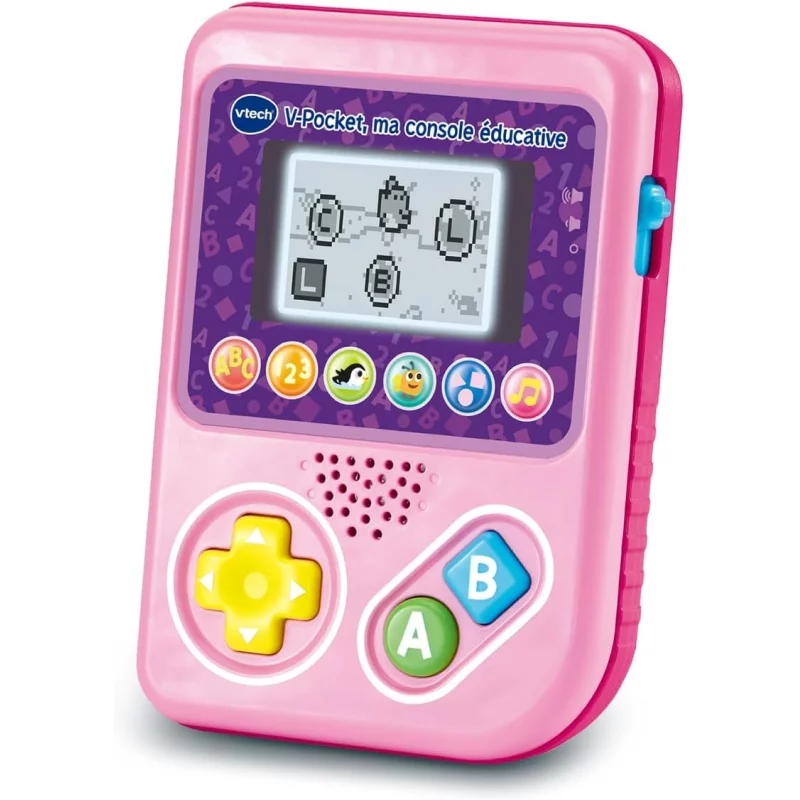 Image : Vtech V-Pocket Ma console éducative Rose - Jeu éducatif