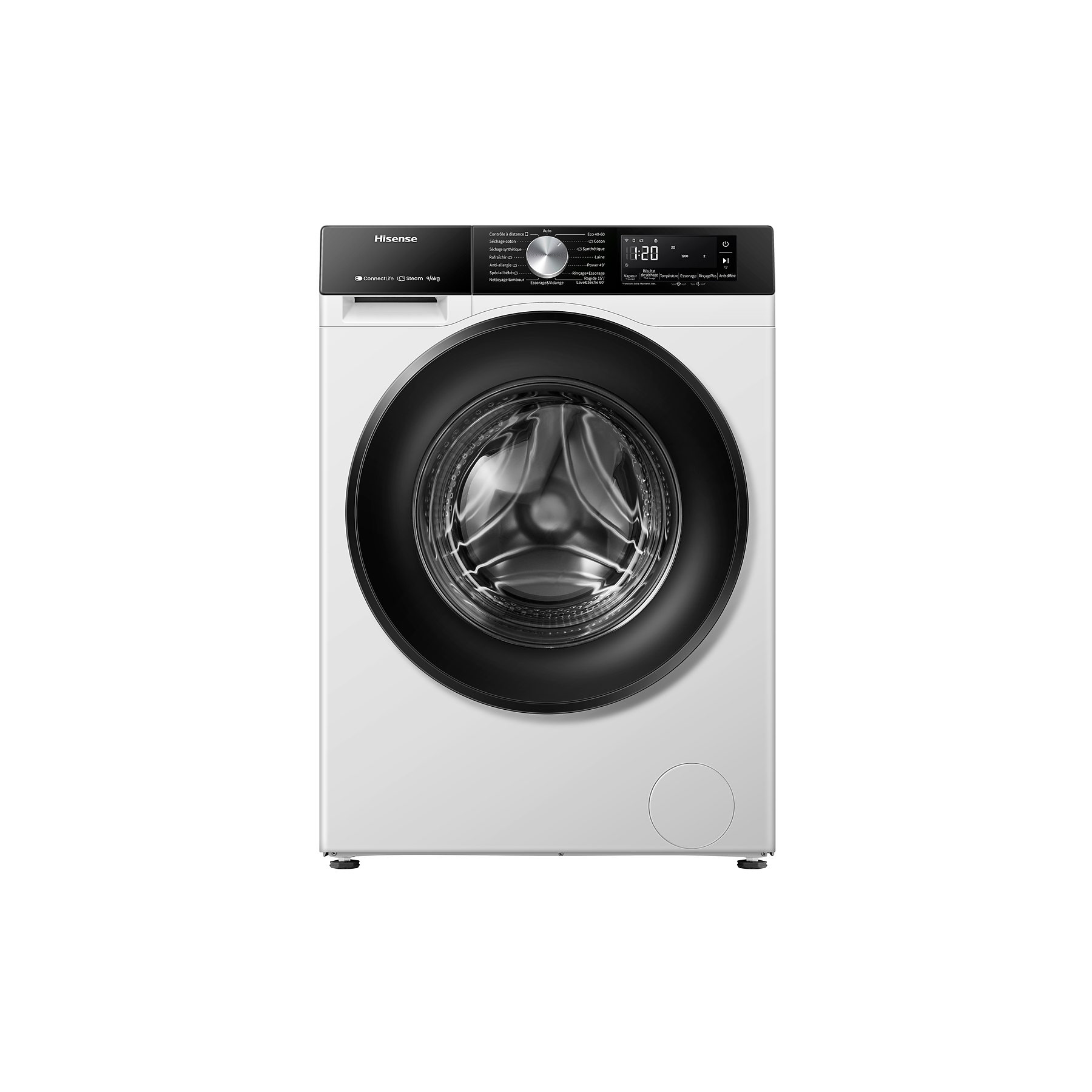Image : HISENSE WD3S9043BW3 - Lave linge séchant hublot