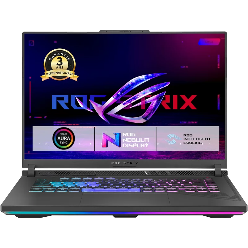 Image : ASUS Rog Strix 16'' WUXGA 165Hz AMD Ryzen 9 8940HX  Nvidia GeForce RTX 5070