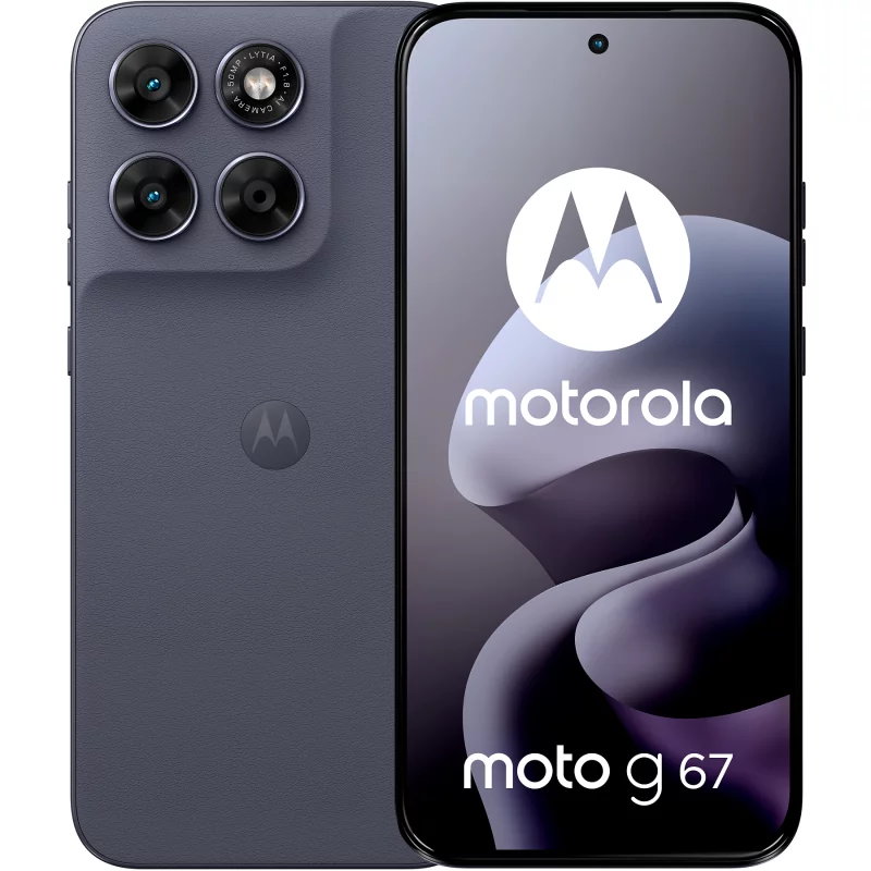 Image : MOTOROLA G67 256Go Gris - Smartphone