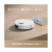 Image : DREAME D20 White - Robot Aspirateur Laveur