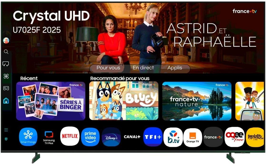 Image : Samsung TU43U7025FKXXC - TV Crystal UHD 43' 2025