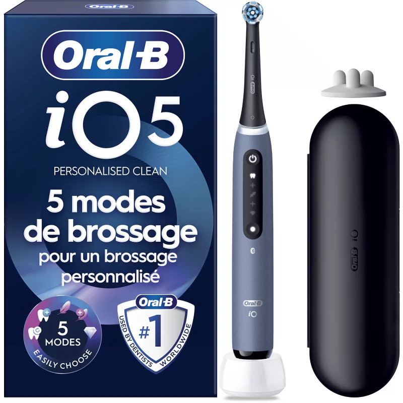 Image : ORAL-B iO5s Series Ocean Blue - Brosse à dents