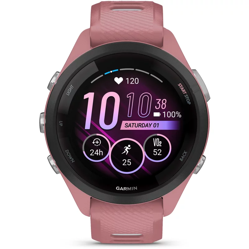 Image : GARMIN Forerunner 265S Music Rose - Montre connectée