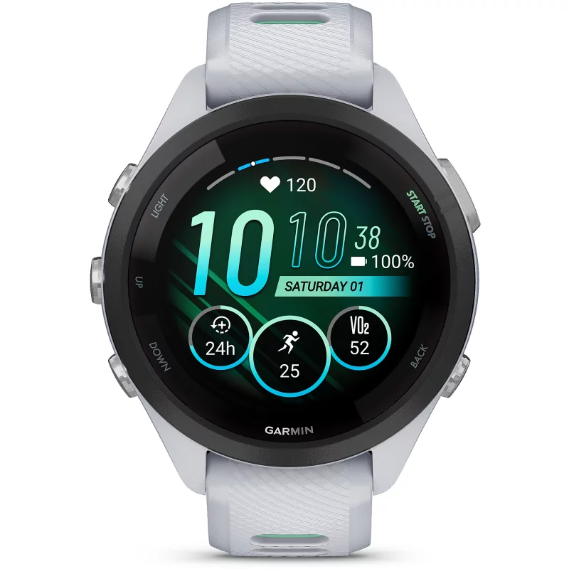 Image : GARMIN Forerunner 265S Music Blanche - Montre connectée