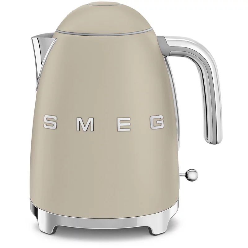 Image : SMEG KLF03MLMEU Années 50 Beige lin - Bouilloire