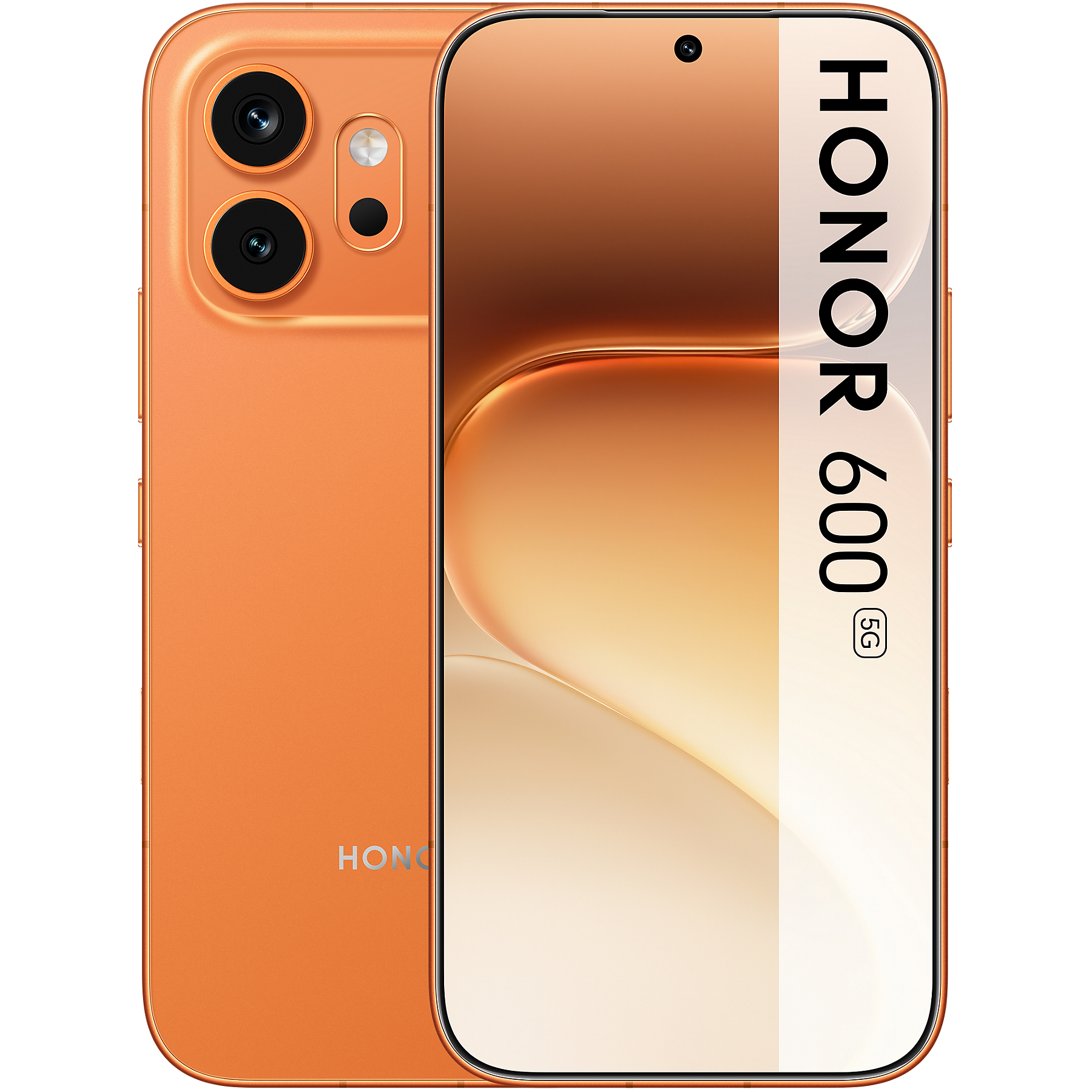 Image : HONOR 600 256Go Orange 5G - Smartphone