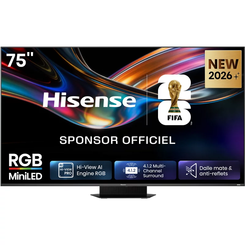 Image : HISENSE 75UR9S - TV Mini Led RGB 75'