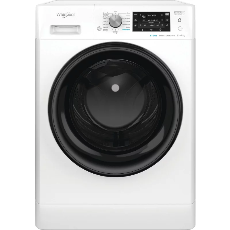 Image : WHIRLPOOL FFDB1174489BVFR - Lave linge séchant hublot