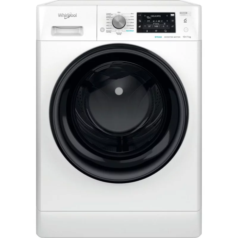 Image : WHIRLPOOL FFDD1074489BVFR - Lave-linge séchant