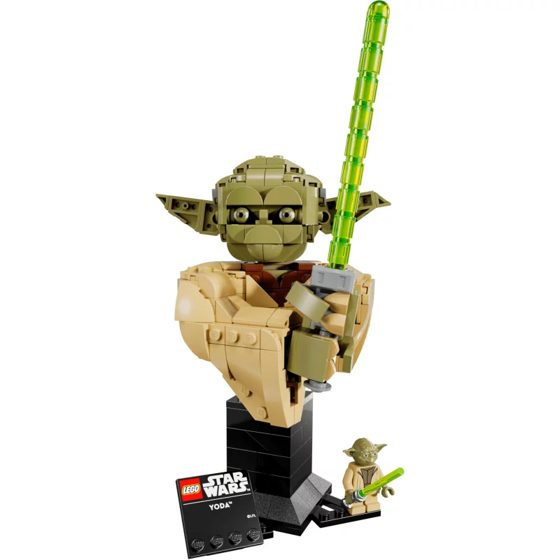 Image : LEGO 75438 Le buste de Yoda - Star Wars