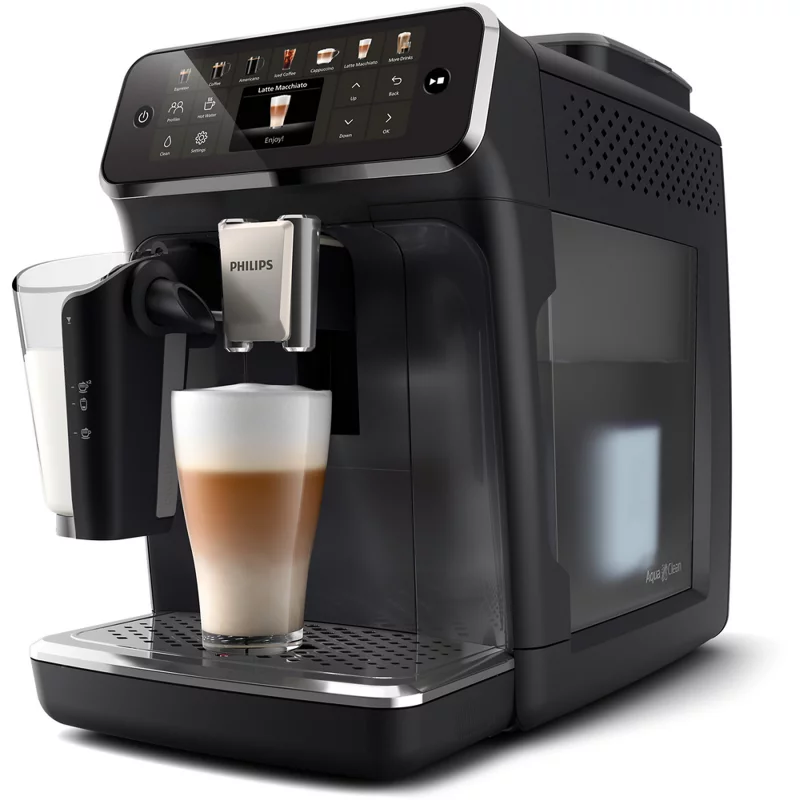 Image : PHILIPS EP4441/50 SilentBrew LatteGo Noir - Expresso Broyeur