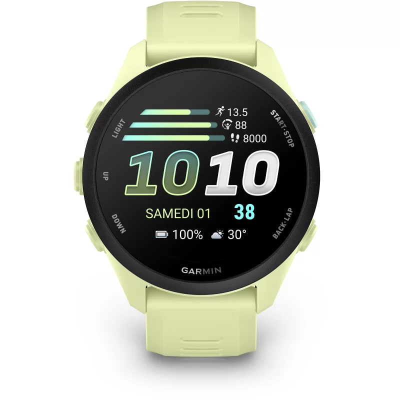 Image : GARMIN Forerunner 70 citron - Montre connectée