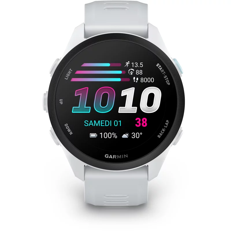 Image : GARMIN Forerunner 70 blanc - Montre connectée