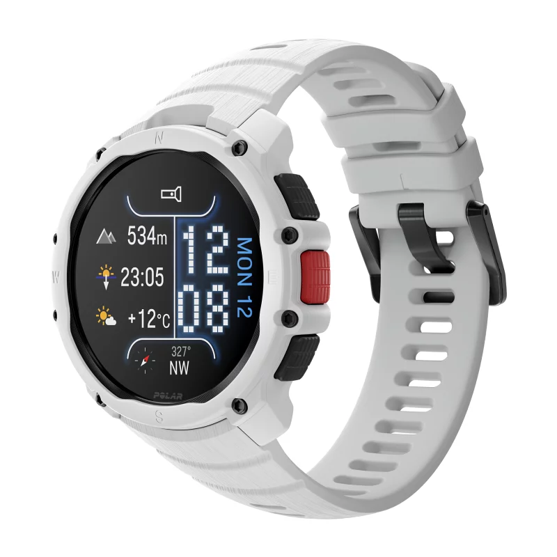 Image : POLAR Street X2 Blanche - Montre sport