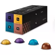 Image : KRUPS Vertuo Next Nespresso Noir Mat et 52 capsules - Cafetière à dosettes