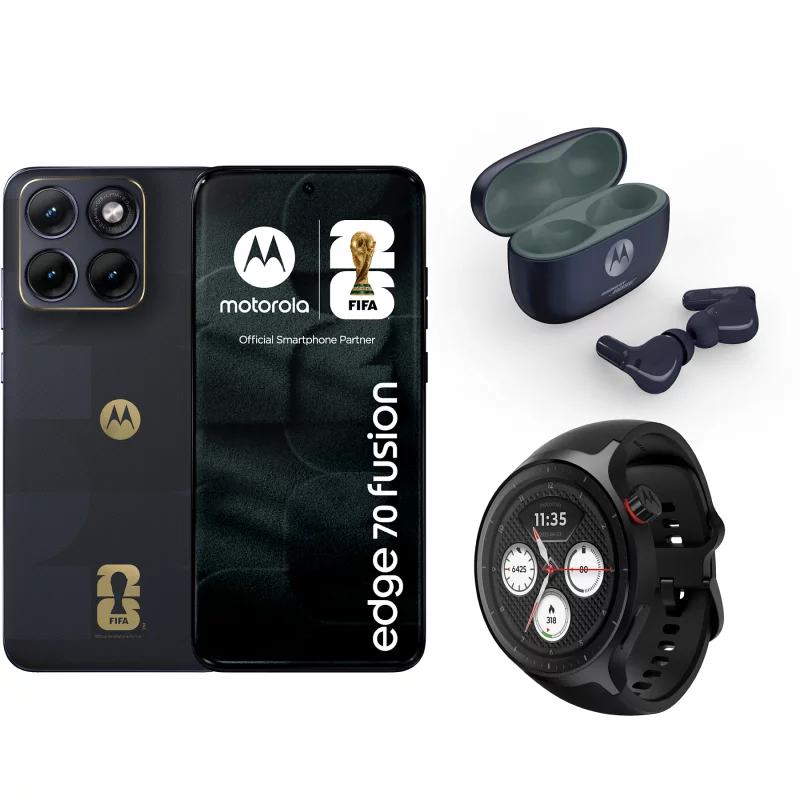Image : MOTOROLA Pack Edge 70 Fusion 256Go Fifa+buds2+Watch - Smartphone