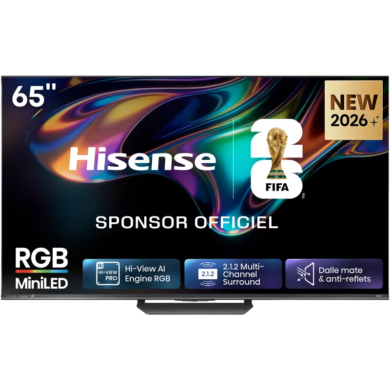 Image : HISENSE 65UR8S - TV Mini Led RGB 65'