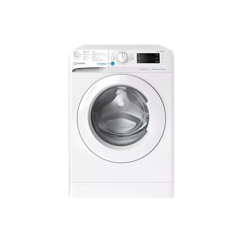 Image : INDESIT BWE8127XWVFR - Lave linge Frontal