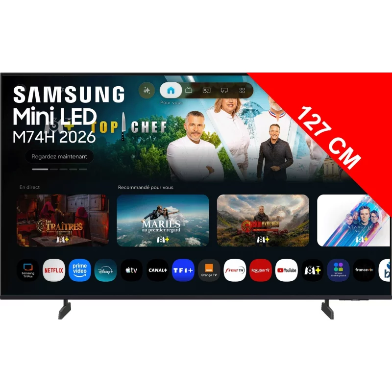 Image : SAMSUNG TU50M74H - TV Mini LED 4K 50'