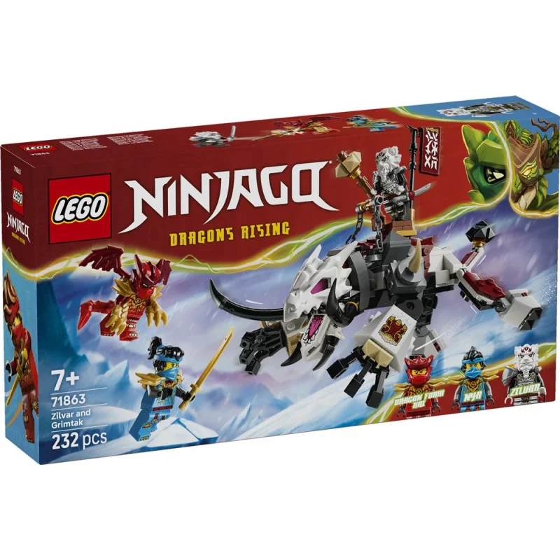 Image : LEGO 71863 Zilvar et Grimtak la bête draconique - Ninjago