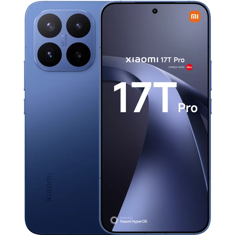 Image : XIAOMI 17T Pro conçu avec Leica 512Go Bleu - Smartphone