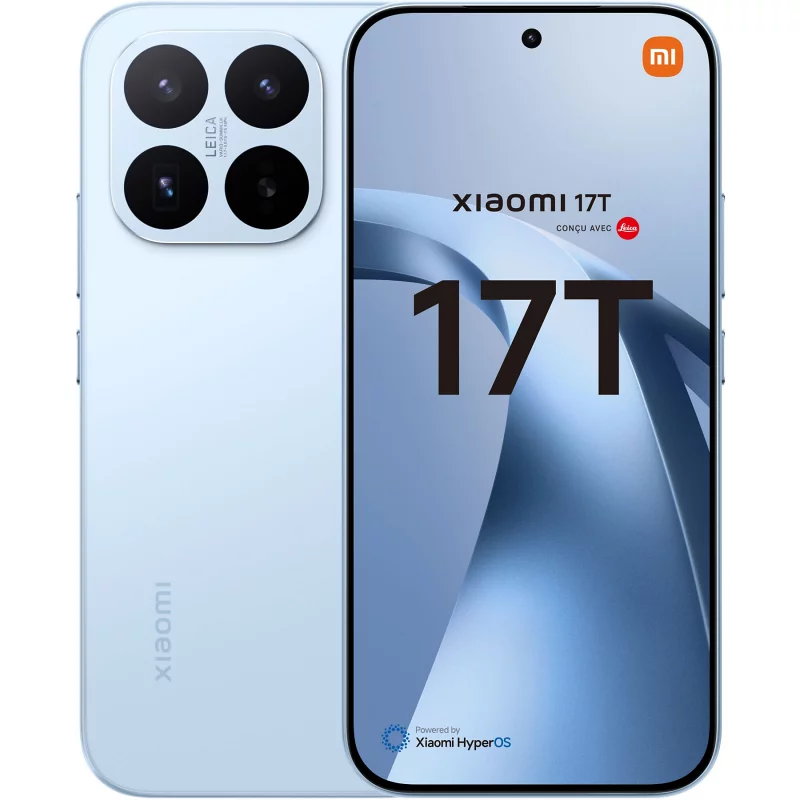 Image : XIAOMI 17T conçu avec Leica 256Go Bleu - Smartphone
