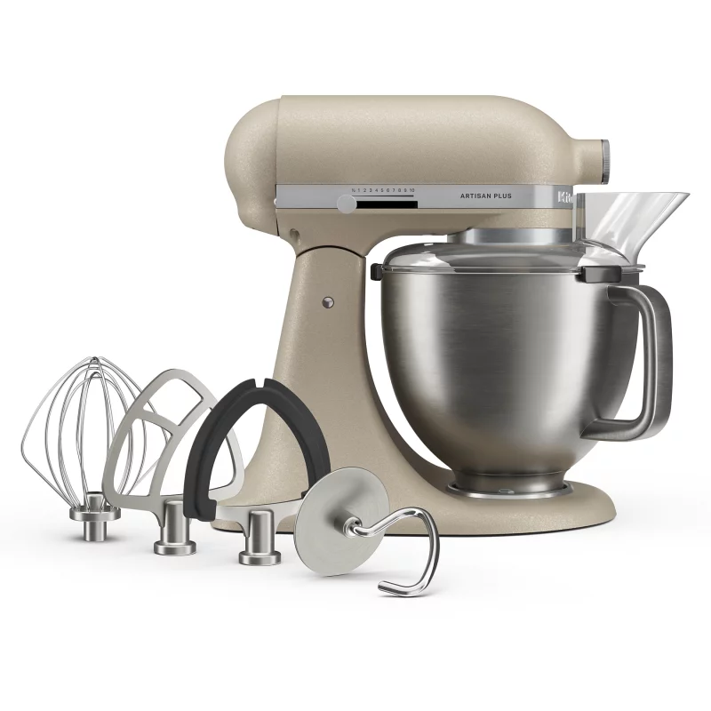 Image : KITCHENAID Artisan+Avoine 5KSM50PKVEOC - Robot pâtissier