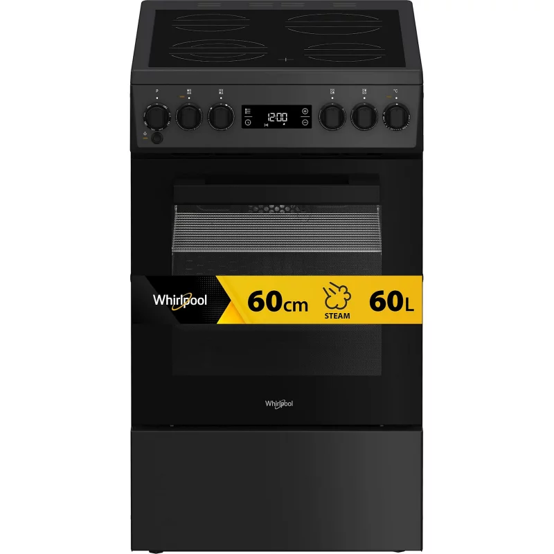 Image : WHIRLPOOL W5V8LCSA - Cuisinière vitrocéramique