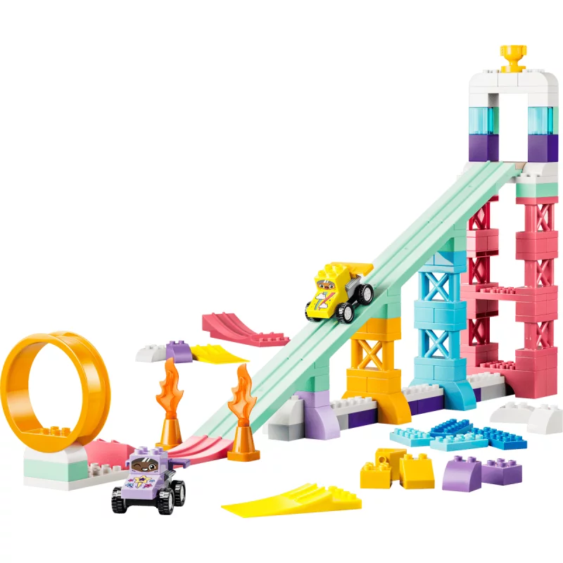 Image : LEGO 10478 Rampes créatives 3-en-1 avec véhicules - DUPLO
