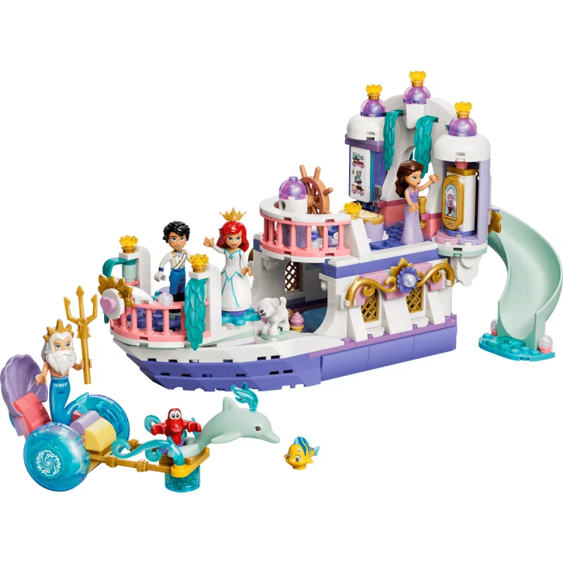 Image : LEGO 43299 Le bateau du mariage royal d'Ariel - Disney