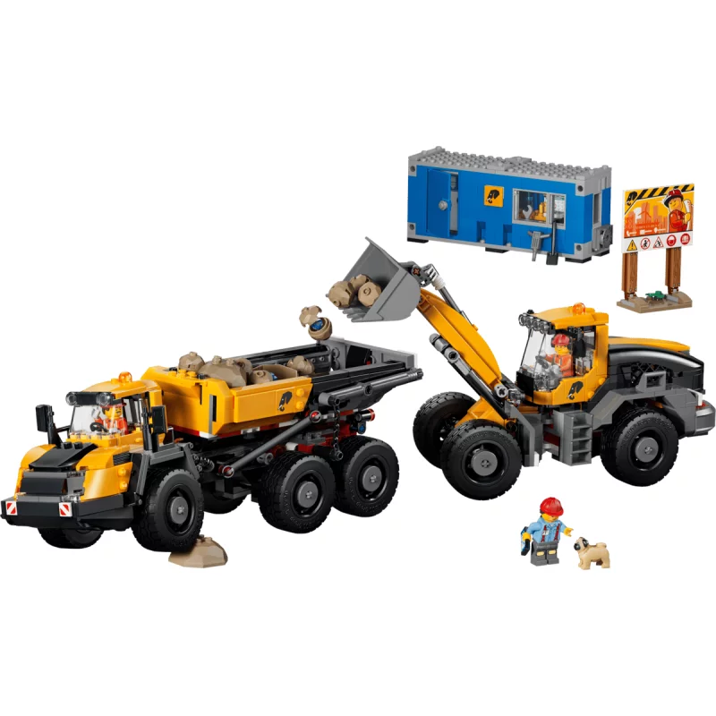 Image : LEGO 60494 Le camion-benne et la chargeuse frontale - City