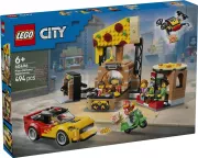 LEGO 60496 La pizzeria et ses véhicules de livraison - City