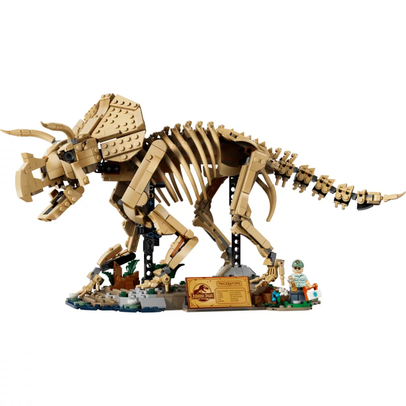 Image : LEGO 77985 Les fossiles de dinosaure: le tricératops - Jurassic World