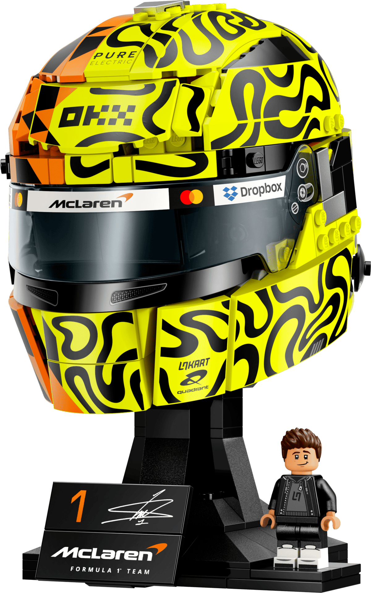 Image : LEGO 43023 McLaren Mastercard F1 Team Casque de Lando Norris - Editions